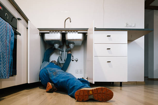 Professional Leak Detection technician working in Lake City, PA